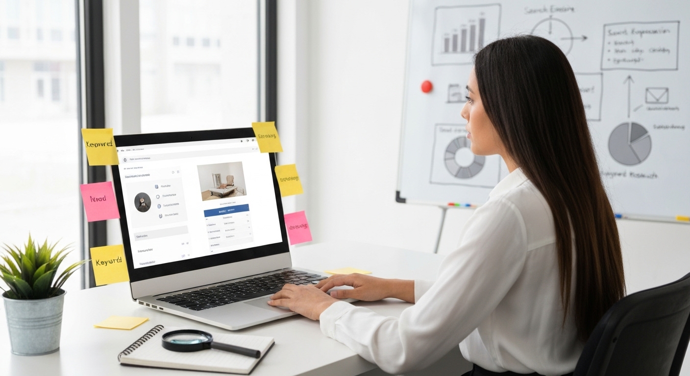 Optimizing ecommerce product listings with targeted keywords for better search visibility