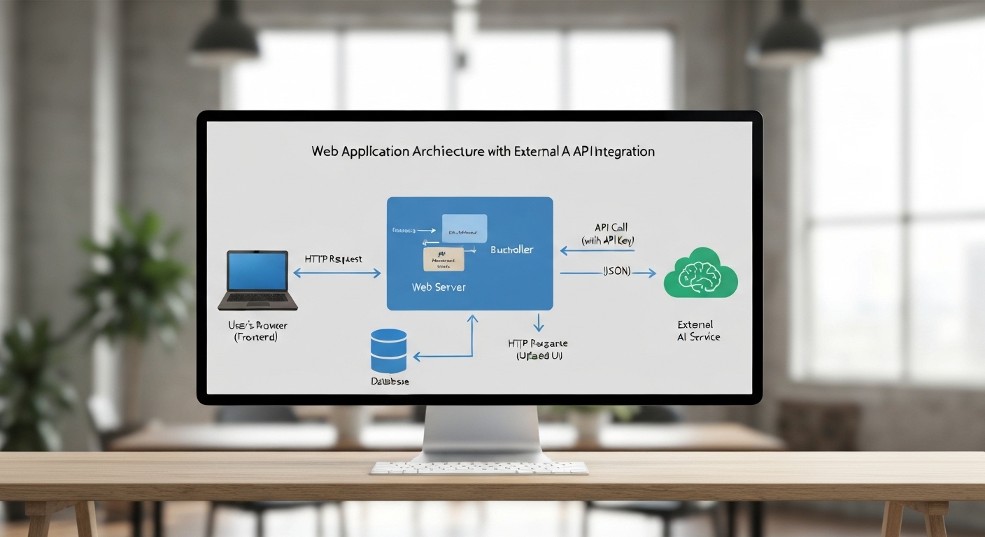 how to integrate ai into a web application