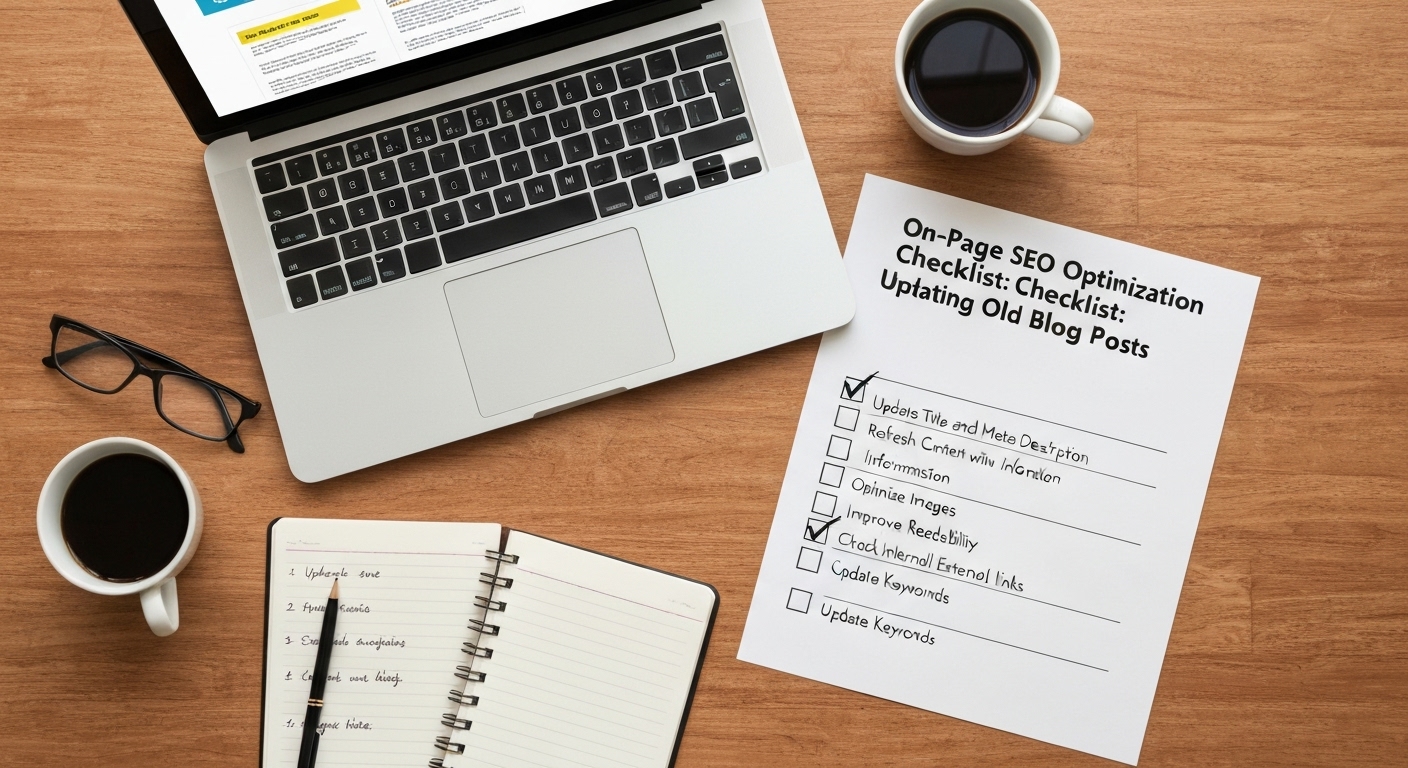 A checklist for on-page SEO optimization