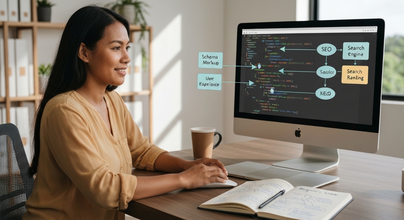 Relasion entre i SEO yan i schema markup.
