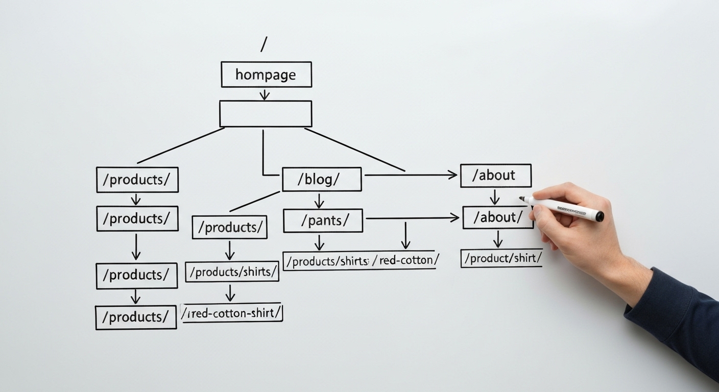 Example of a clear and well-defined URL hierarchy