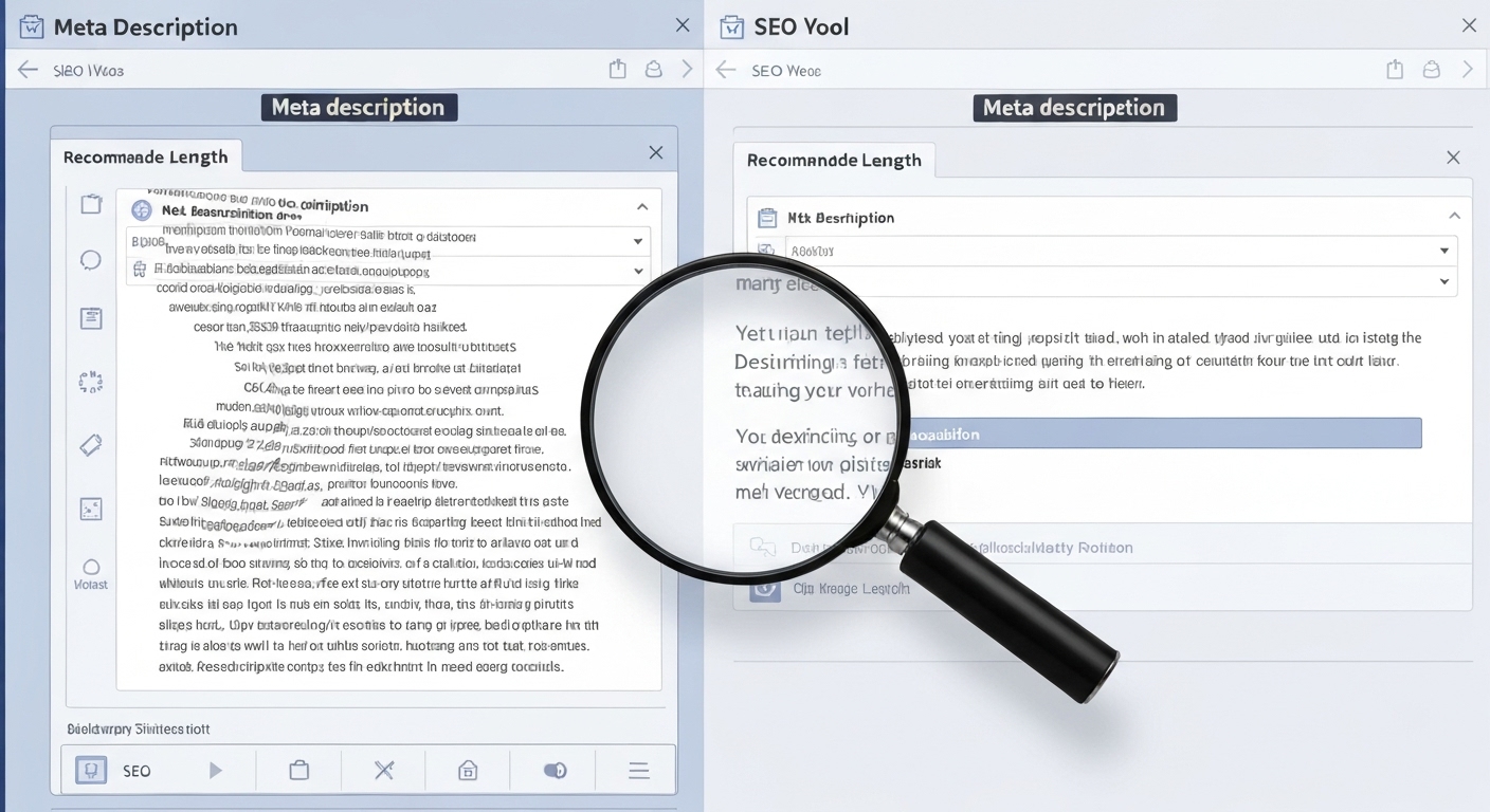 Illustration highlighting the importance of meta descriptions for SEO