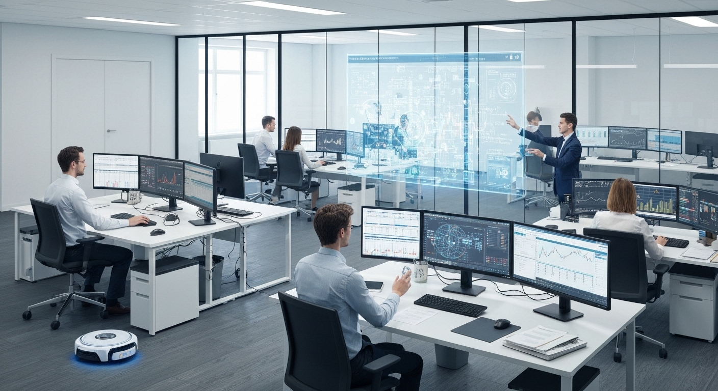 Illustration de l automatisation intelligente dans le secteur de la finance