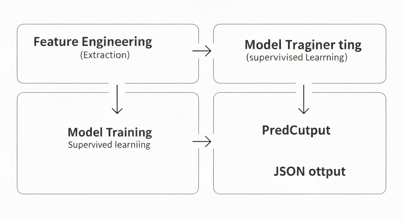 Diagram illustrating how NLP algorithms analyze text and extract key information.