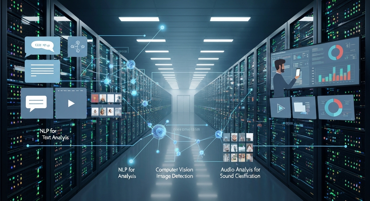 Different AI techniques used in content moderation