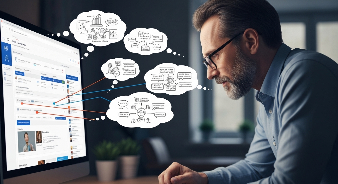 Concept of identifying the user’s underlying need when they perform a search.