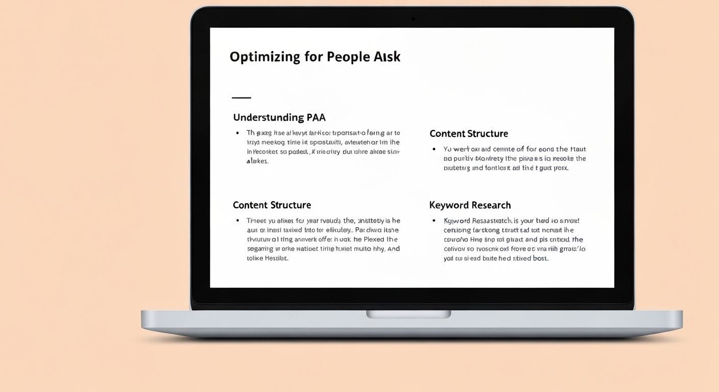 An example of properly structured content optimized for People Also Ask, showing clear headings, short paragraphs, and bullet points.