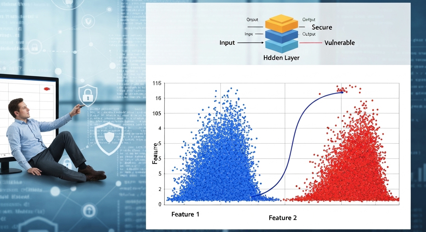 Machine learning classification model separating data