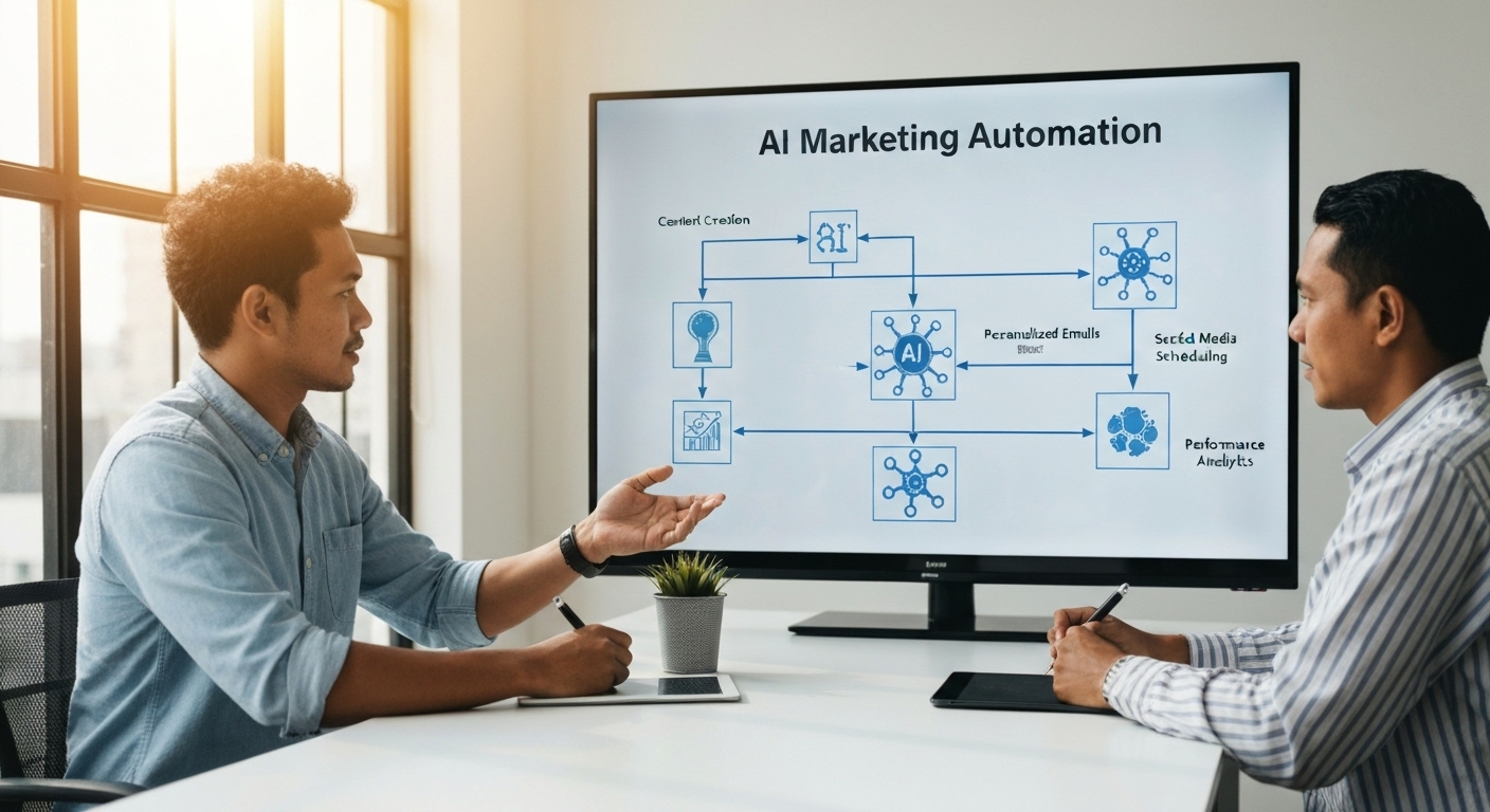 Staps blong implementem AI-powered maketing automation