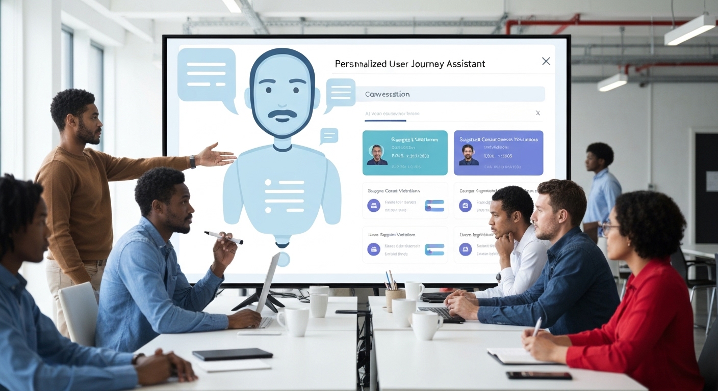 AI chatbot providing personalized customer support