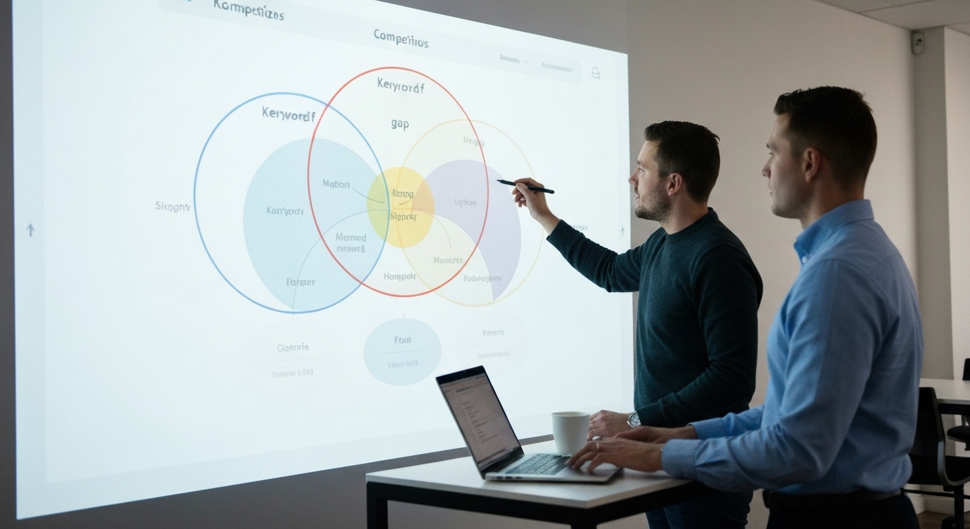 Inhoudskepping gebaseer op sleutelwoordgapinganalise