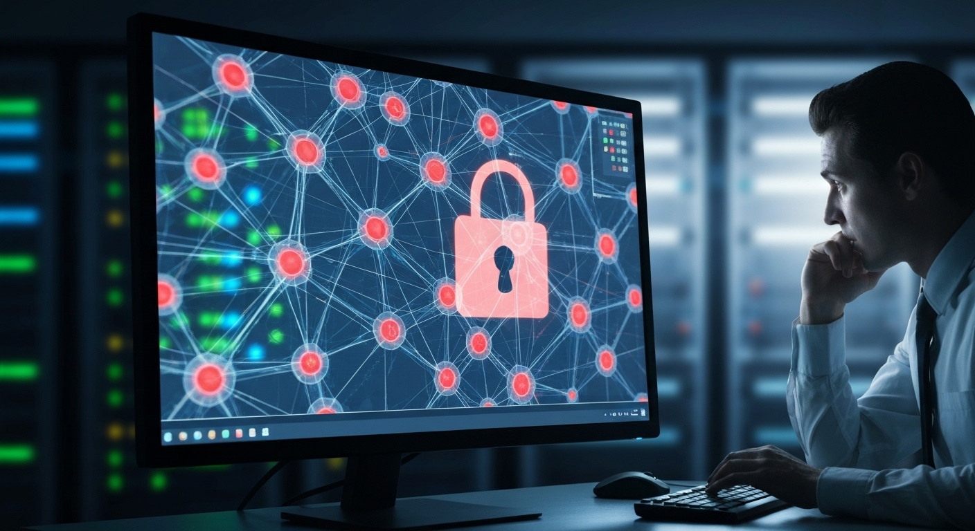 Machine learning model detecting a security threat