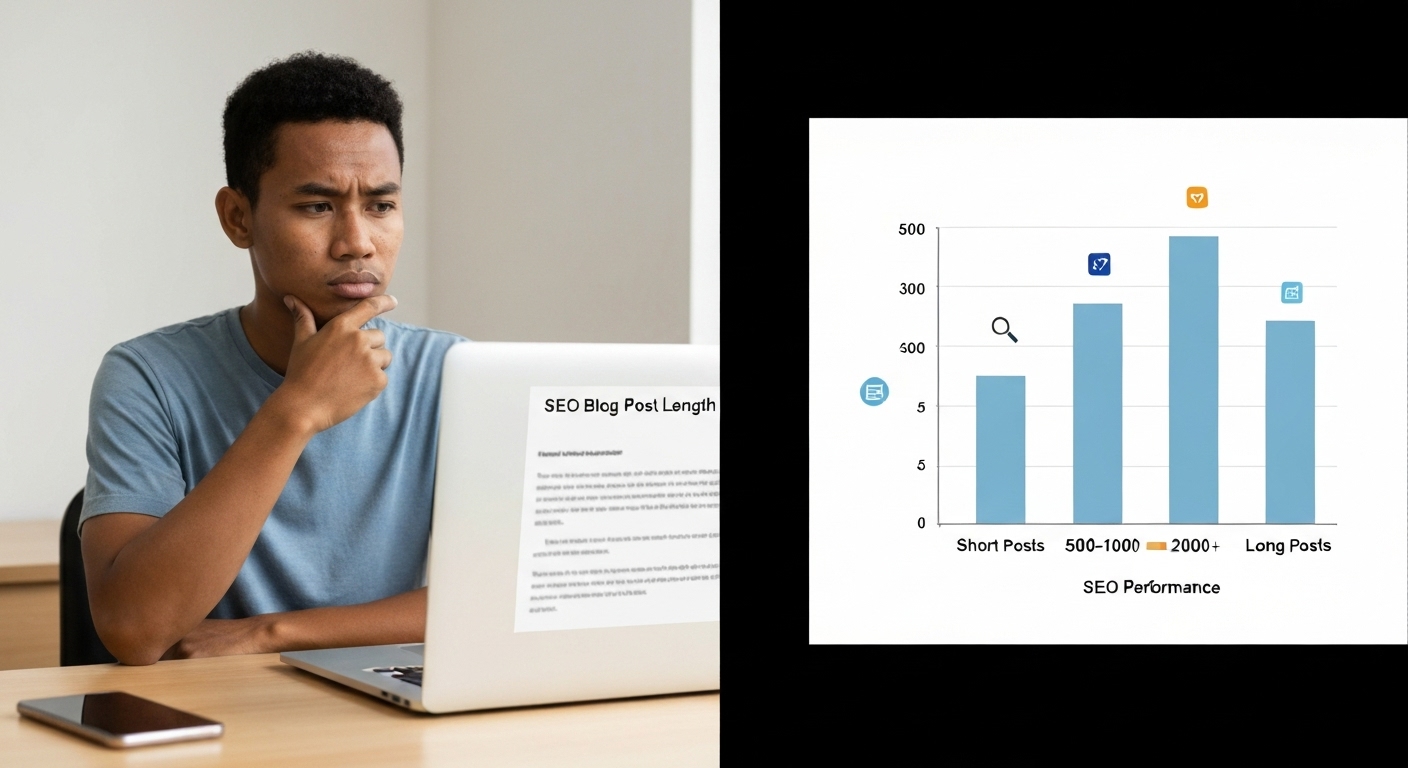 Grafik we i soem stret length blong wan blog post blong SEO.