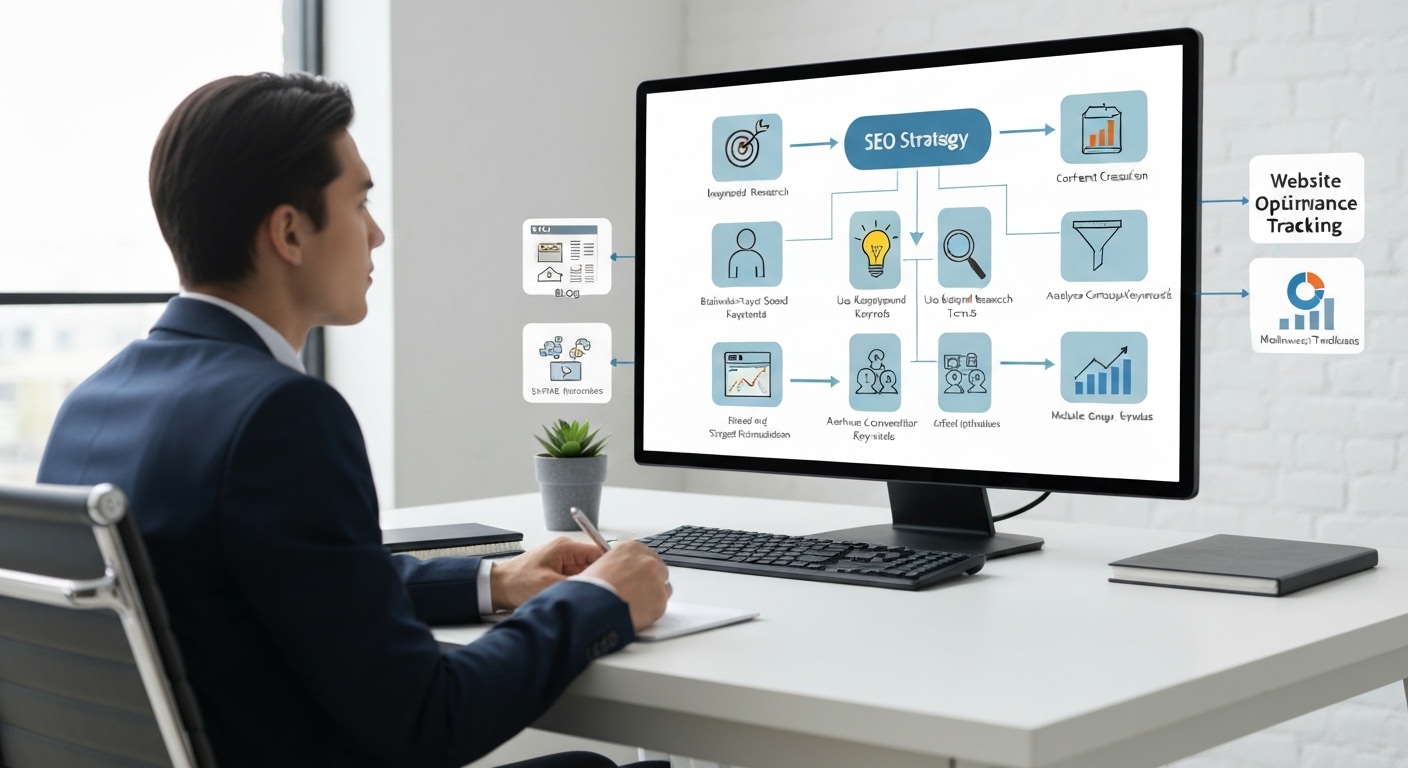 Relationship between keyword research and SEO strategy