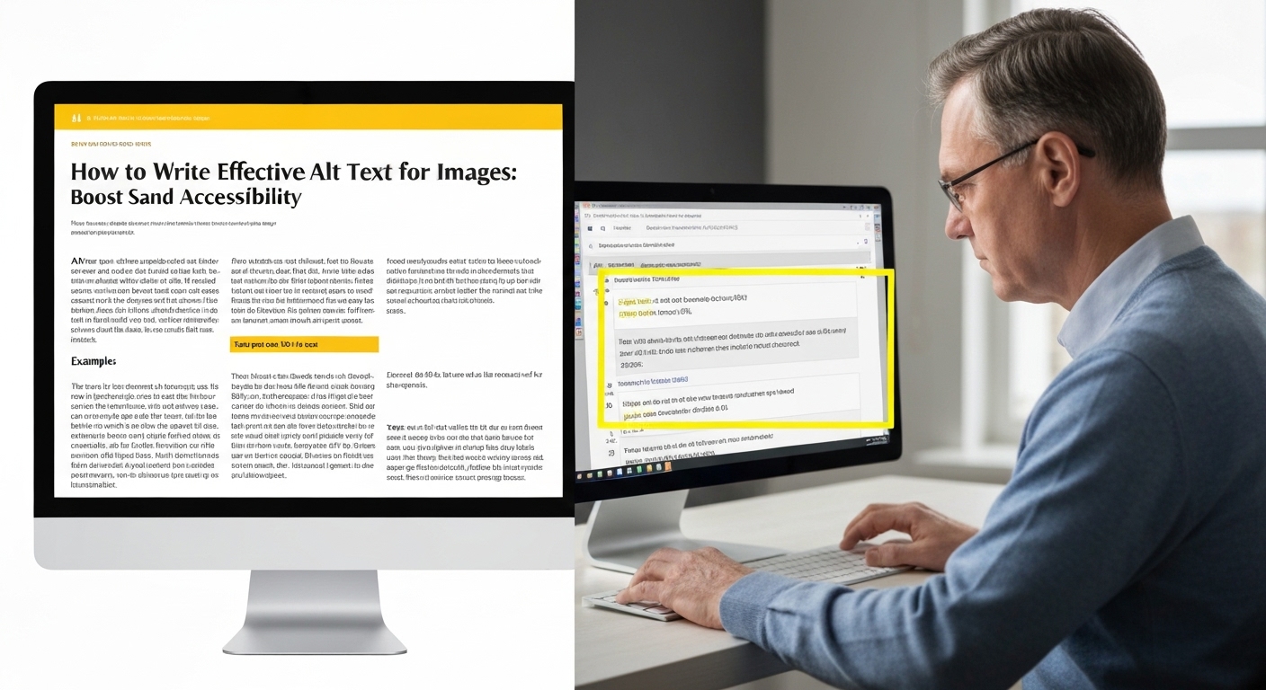 An example of how to write effective alt text for images to improve SEO and accessibility.