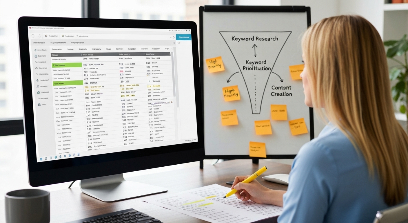 how to prioritize keywords for content