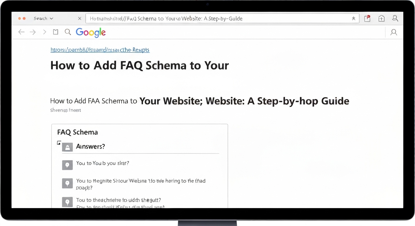 how to add faq schema to a page