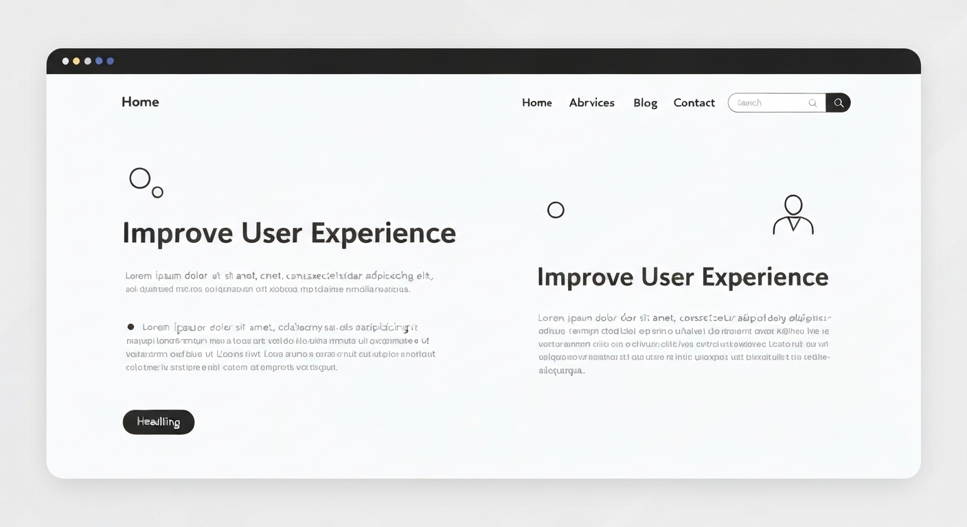 Example of clear website navigation with easy-to-understand labels
